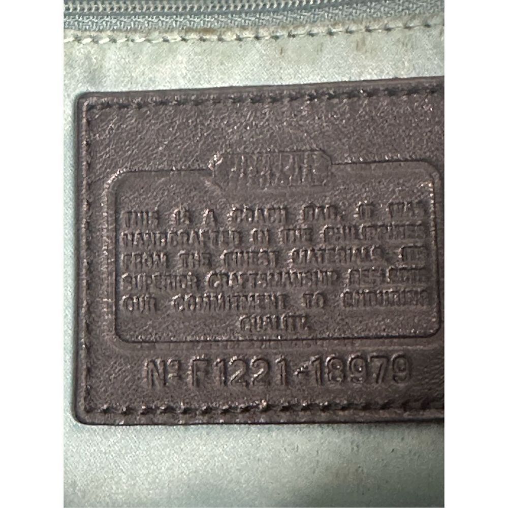 COACH Signature Sateen Canvas Tote Bag Black F1221-18979 See Description - Picture 9 of 15